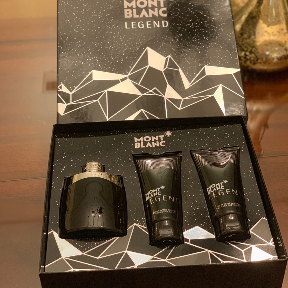 NWT Mont Blanc Legend by Mont Blanc Men's Gift Set